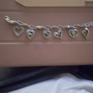 Brighton heart charm bracelet